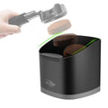 IKAPE Espresso Knock Box for Coffee Grounds Barista Tool Enhanced for Better Manipulation - Black Espresso Machine Coffee Puck Disposal Box