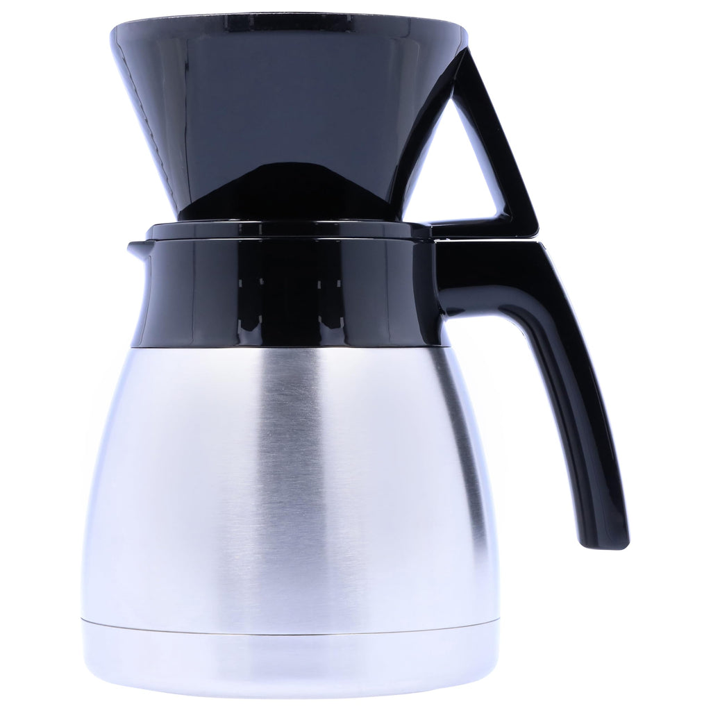 Melitta Pour-Over Coffee Brewer & Stainless Steel Carafe Set with Coffee Filters 42 Ounce Set