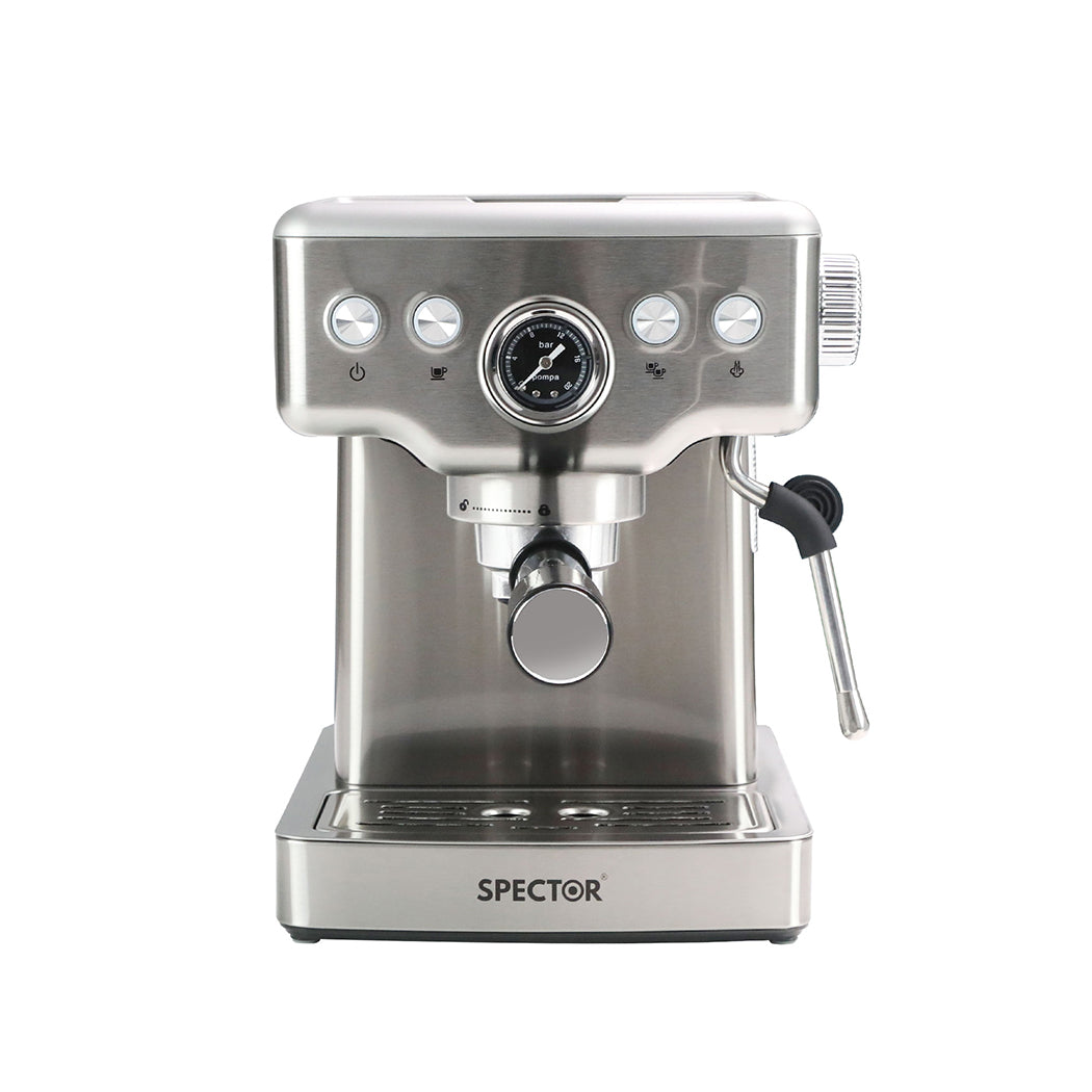 Spector 20 Bar Coffee Machine Espresso Maker with Milk Frother-0