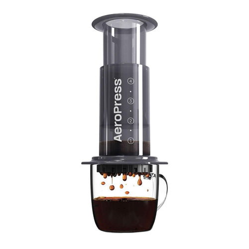 AeroPress Original Coffee and Espresso-style Maker Barista Level Portable Coffee Maker with Chamber Plunger & Filters Quick Coffee and Espresso Maker