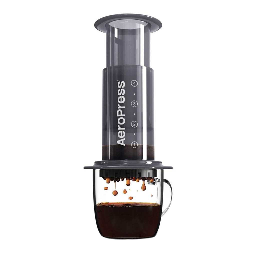 AeroPress Original Coffee and Espresso-style Maker Barista Level Portable Coffee Maker with Chamber Plunger & Filters Quick Coffee and Espresso Maker