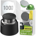 Infinesso Reusable VertuoLine Pod Refill Kitfor Faster Seal Reusable N*espresso VertuoLine Pods100pcs Aluminum Foil Lids for Refillable N*espresso Pods VertuoLine