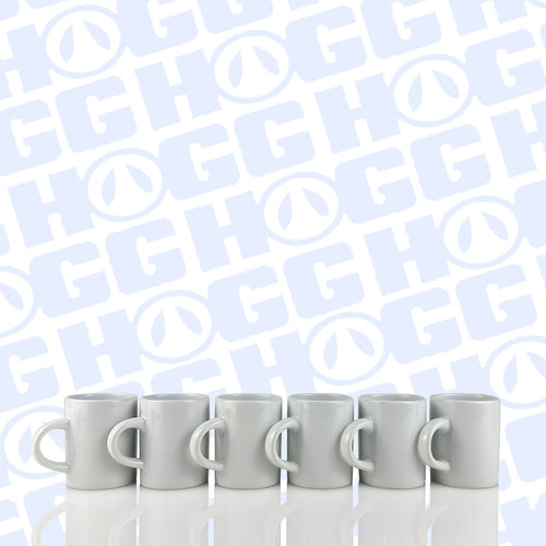 3oz CERAMIC ESPRESSO MUG - 6 PACK