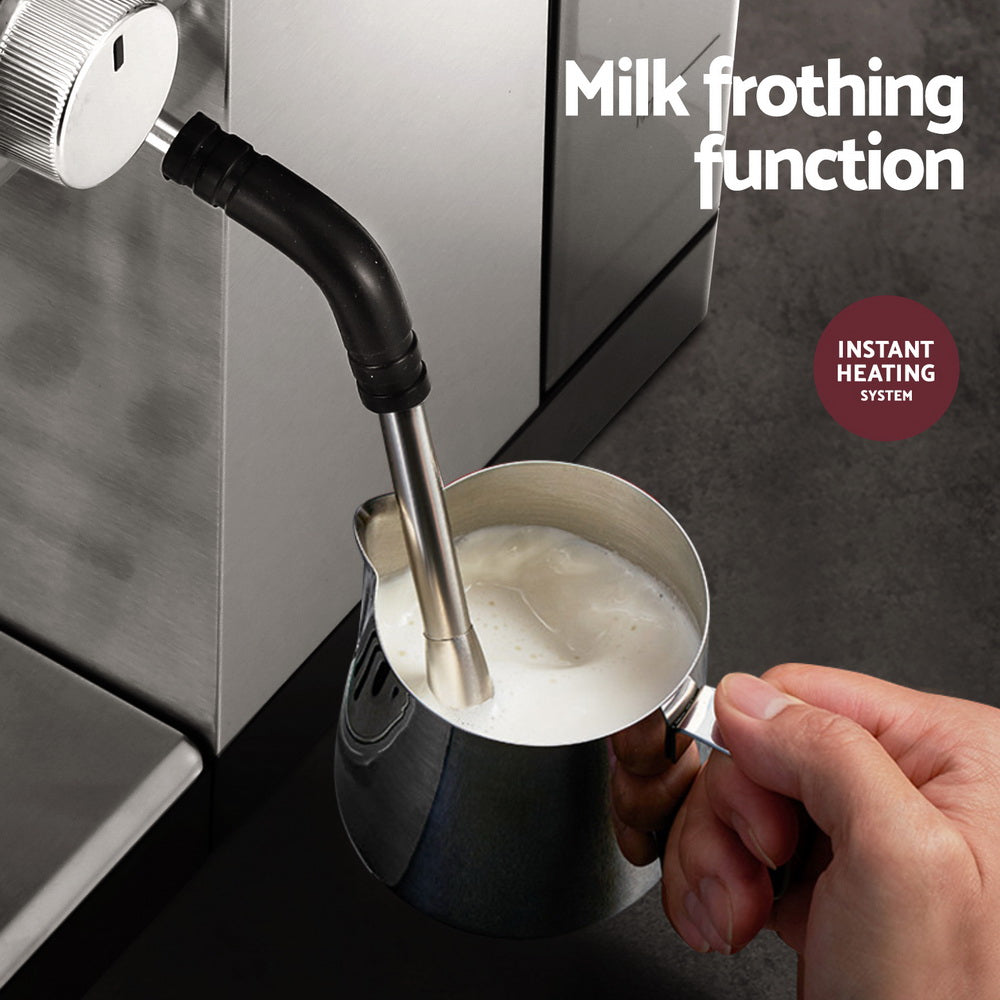 Devanti 20 Bar Coffee Machine Espresso Cafe Maker-4