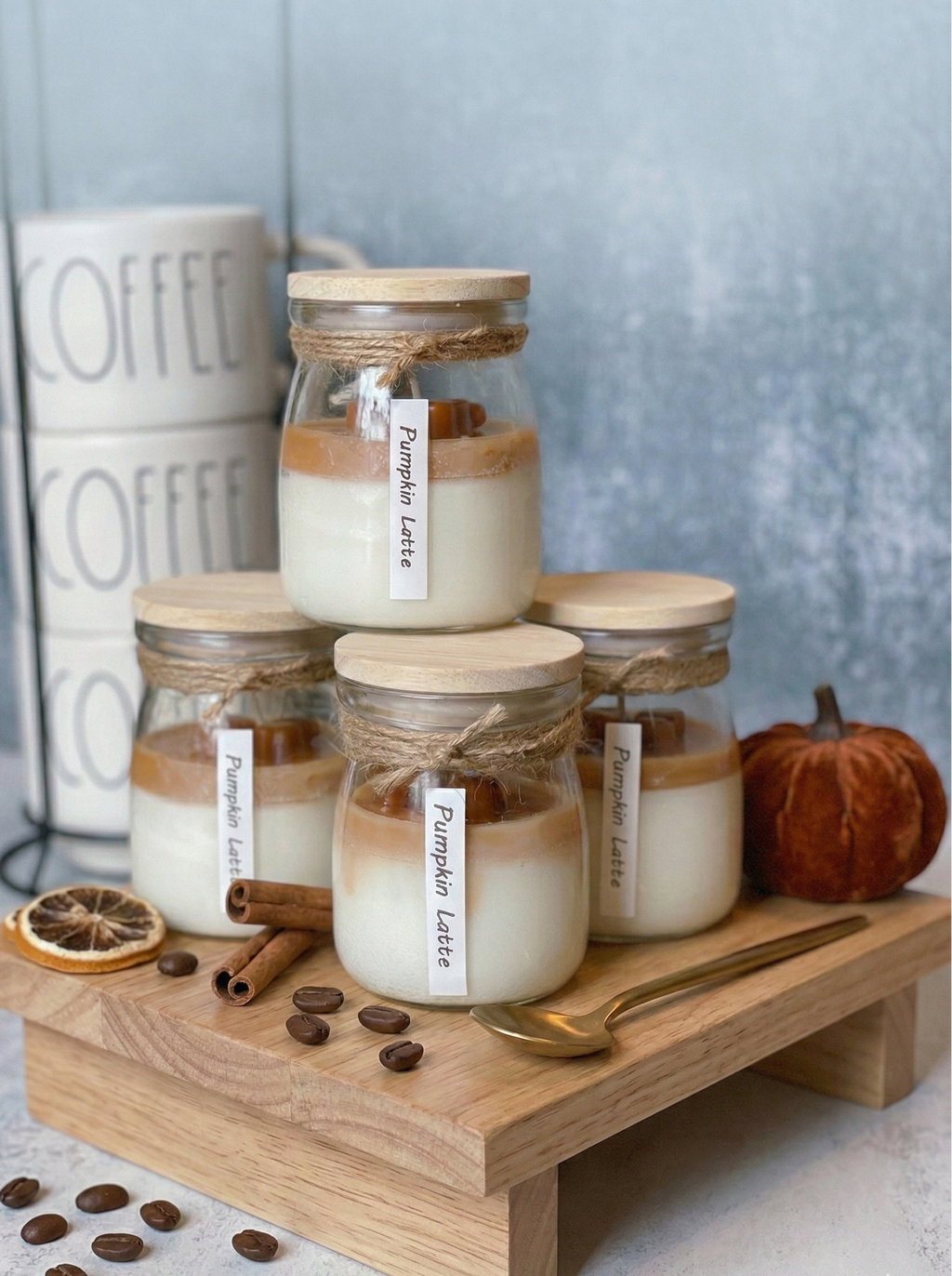 Coffee Candle in Glass Jar-0