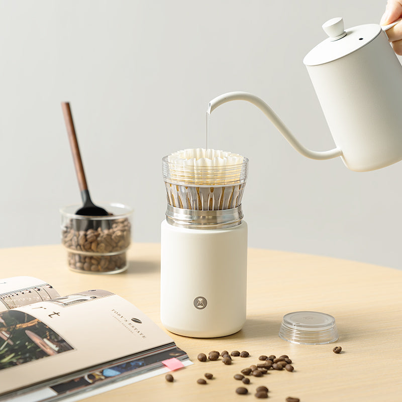 TIMEMORE 1+1 Tumbler with Coffee Dripper (New)-3