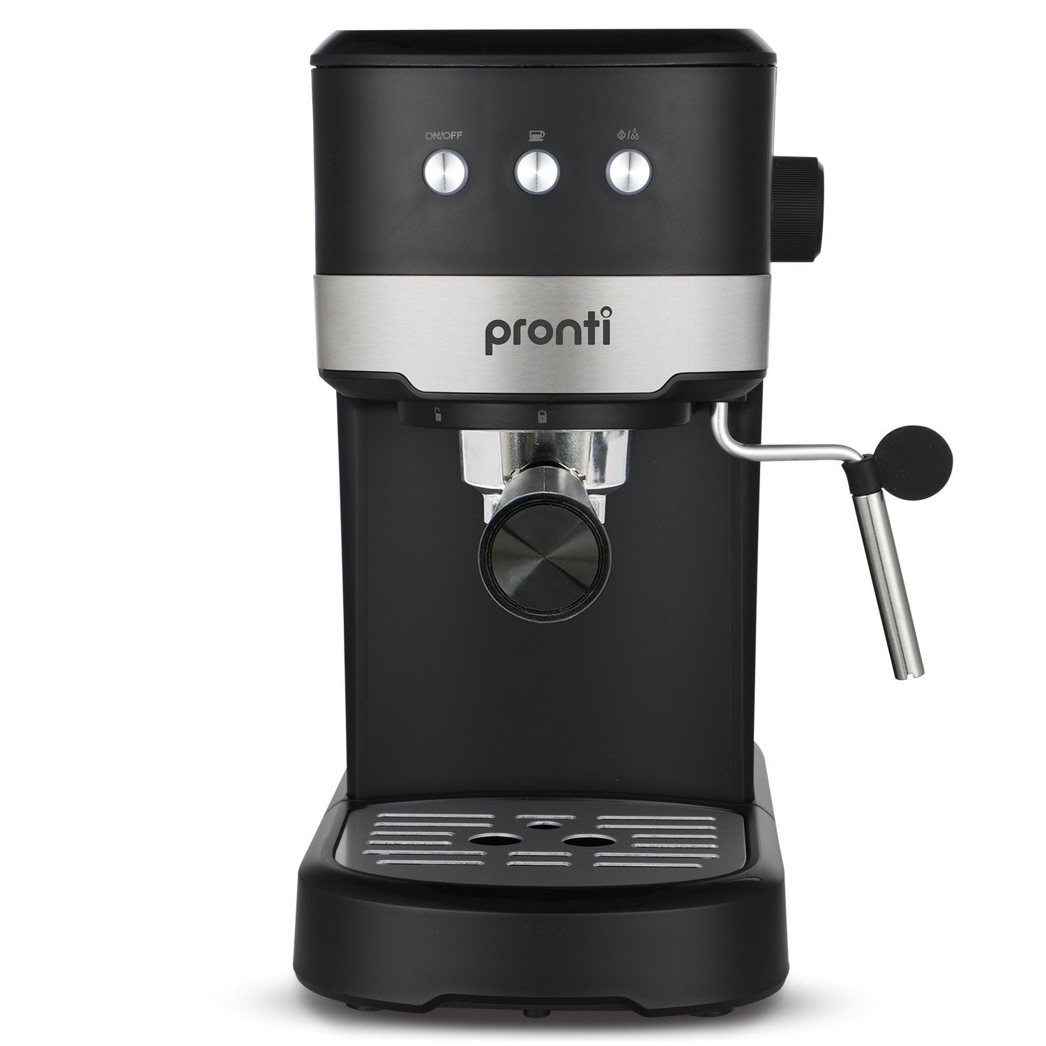 Pronti CM-850D Coffee Machine 20 Bar Espresso Maker with Milk Frother and 1.25L Tank-2