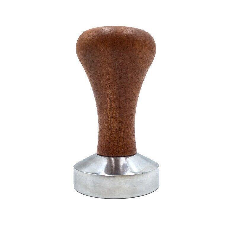 51mm Coffee Tamper Aluminum Alloy Base Wooden Handle for Espresso Machine-1