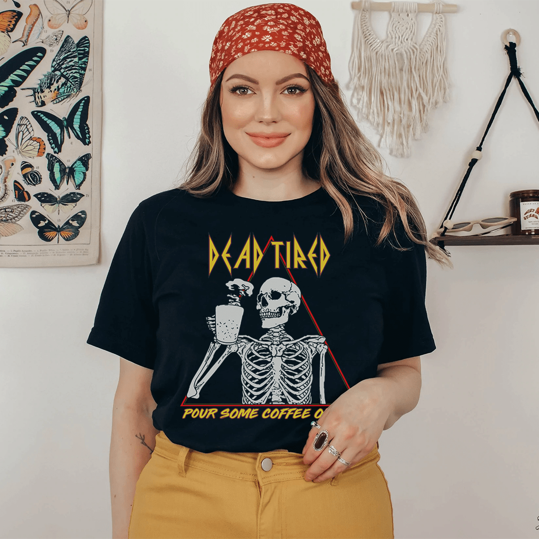 Dead Tired Coffee Tee-0