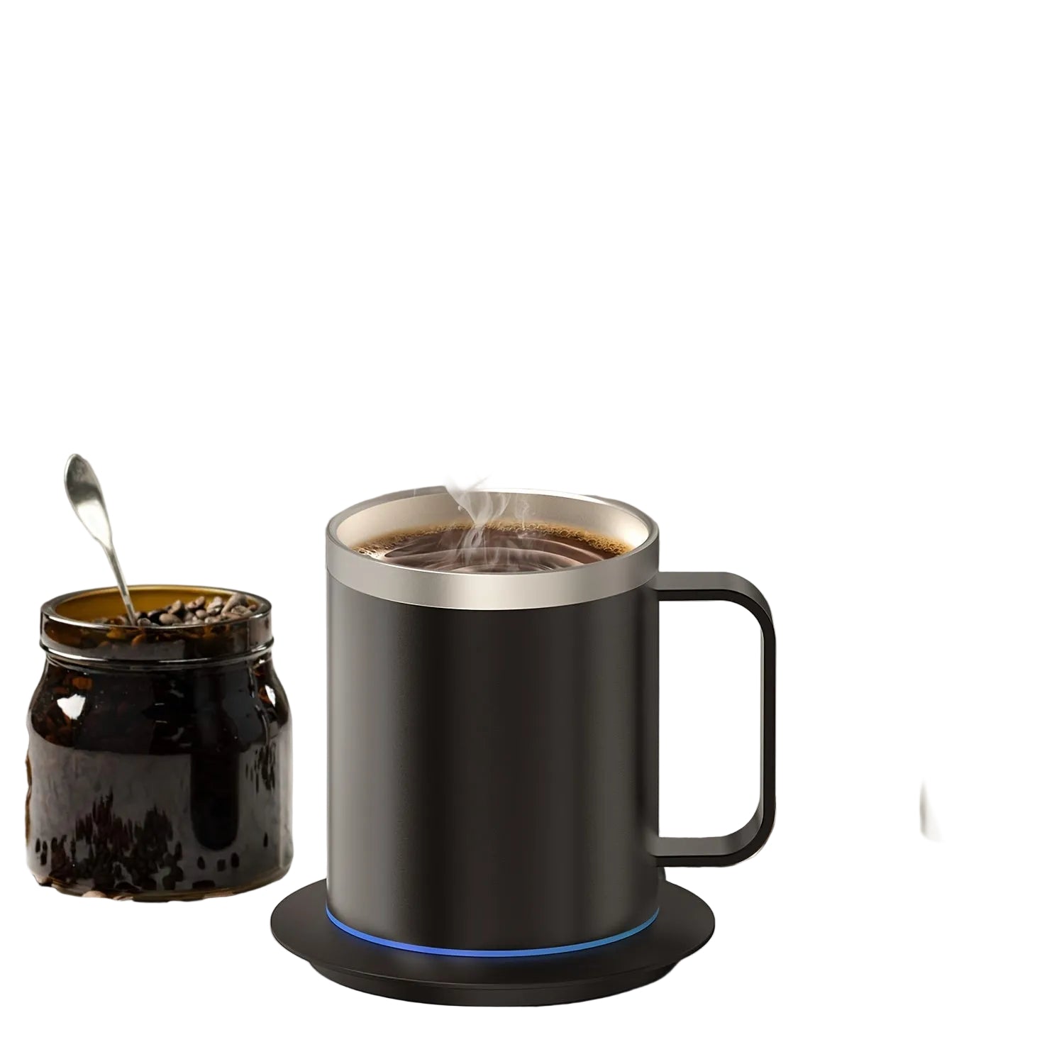 NNETM Smart Heated Coffee Mug & Warmer Set-0