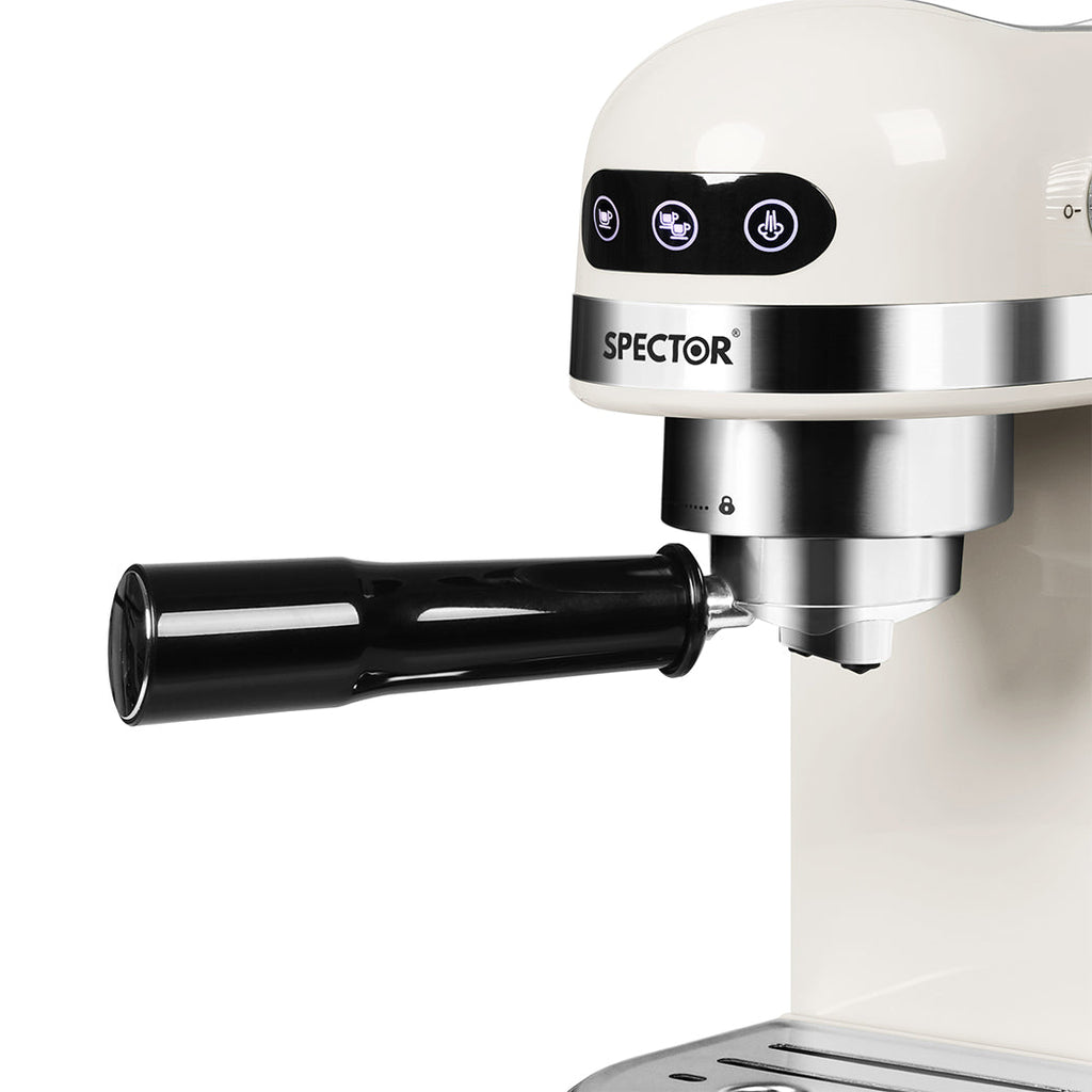 Spector Coffee Maker Machine Espresso Milk White-2