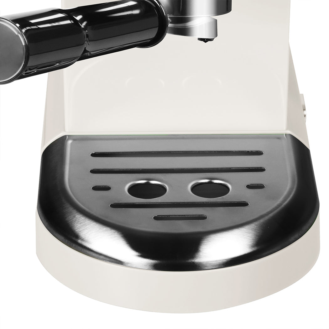 Spector Coffee Maker Machine Espresso Milk White-4