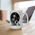 Starlit Skeleton Mug | Gothic Celestial Coffee Cup-0